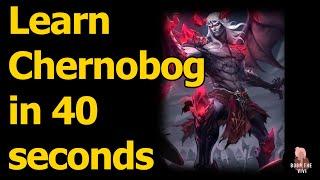 HOW TO PLAY CHERNOBOG IN 40 SECONDS - QUICK SMITE GOD GUIDE