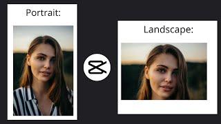 How to Convert Portrait Video to Landscape in Capcut 