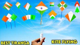 All types of tiranga kite , 15 august special kite , how to make paper kite , kite flying