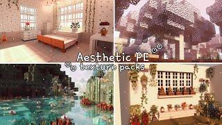 ˚˖𓍢ִ໋Aesthetic Minecraft PE texture packs!⋆⭒˚ -- Minecraft Texture Pack Showcase