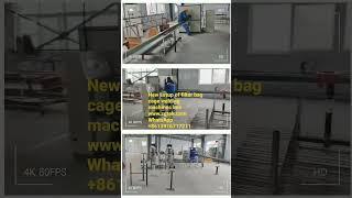 New setup of filter bag cage welding machines line www.zgtek.com WhatsApp +8613916717211