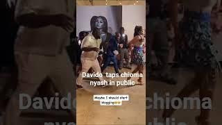 DAVIDO SLAPS CHIOMA'S NYASH DURING  PARTY #viralvideo