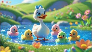 Five Little Ducks  - English kids songs & Nursery rhymes
