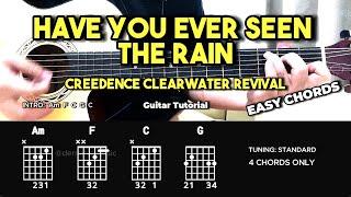 Have You Ever Seen The Rain - Creedence Clearwater Revival | Guitar Chords Tutorial For Beginners