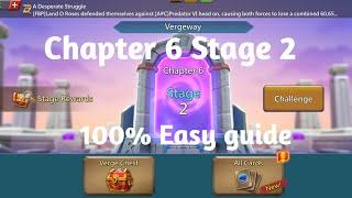 Lords mobile Vergeway Chapter 6 Stage 2 easiest guide