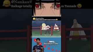 Raikage smash on Tsunade  #naruto #namikazevibes #shorts