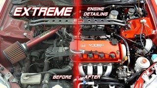 Honda Civic EXTREME Engine Bay Detail | Like NEW Again!