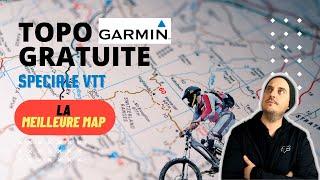 Comment changer la CARTE de ton GPS GARMIN pour trouver tous les CHEMINS et SINGLES ? GRATUIT !