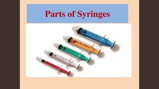 Parts of Syringes/understanding basic parts of syringes/ Different parts of syringes.