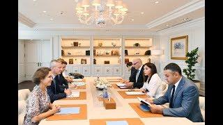 First Vice President of Azerbaijan Mehriban Aliyeva met with French Minister of Economy and Finance