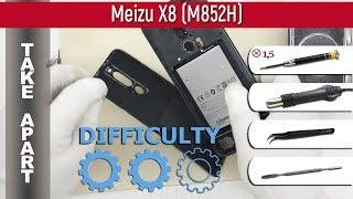 How to disassemble  Meizu X8 (M852H) Take apart Tutorial