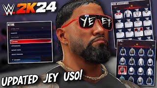 WWE 2K24 Making Updated Jey Uso