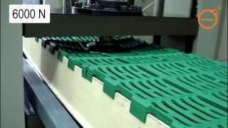 Prueba resistencia de slat maternidad / Plastic Slat Bend Test