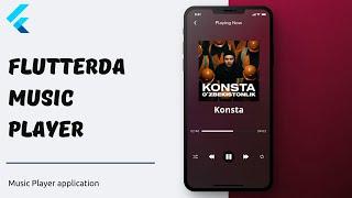 Flutterda Music/Audio Player | Music player in Flutter