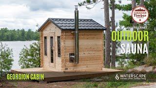 Georgian Cabin Outdoor Sauna