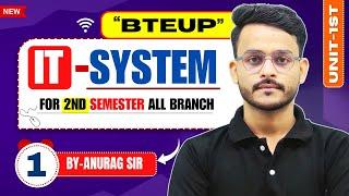 Introduction to It System || Unit-1st || Lec-1 ||  By-Anurag sir