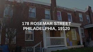 178 ROSEMAR STREET | PHILADELPHIA Real Estate