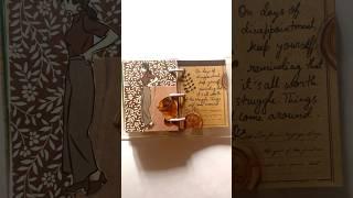 ASMR Mini Journal Brown theme #shorts #satisfying #minijournal