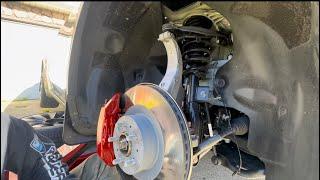 How to change front shocks on Tesla model Y