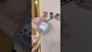 switch board connection wiring#youtubeshorts #shorts