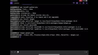 Get the geolocation from IP addresses