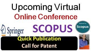 Online Scopus Conference || Springer Conference 2021