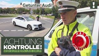 Betriebserlaubnis erloschen! Audi ist HEFTIG getunt! | Achtung Kontrolle