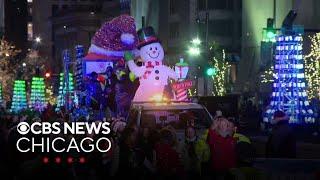 Downtown Chicago lights up for Mag Mile Lights Festival