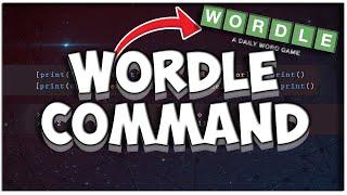 [NEW] - How to make a WORDLE COMMAND for your discord bot! || Discord.js V14