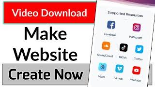 Video Download Website Kaise Banaye in Hindi 2021 - How to Make Video Downloading Website