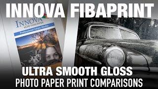 Rusty Antique Cars Printed on Innova FibaPrint Ultra Smooth Gloss (B&W)