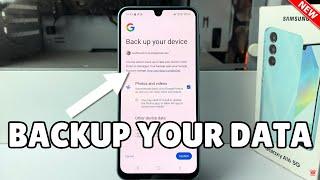 Galaxy A16: How to Backup Data Immediately to Samsung or Google Cloud