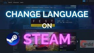 How to change Language on Steam? | Candid.Technology