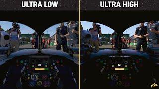 F1® 24 | Ultra Low vs Ultra High | PC Graphic Settings Comparison