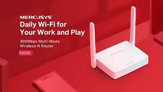 Mercusys MW302R 300Mbps Multi-Mode Wireless N Router