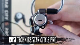 Обзор наушников Rose Technics Star City 5 Pro: с претензией на качество