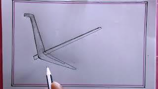 how to draw a plough step by step/plough drawing