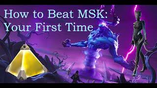 How to Beat MSK: Your First Time - Fortnite StW Mythic Storm King