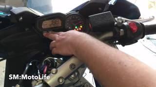 Setup of CO of quality of mix of the Yamaha FZ6 motorcycle