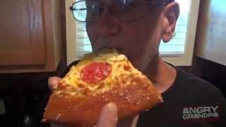 Angry Grandpa - The Little Caesars Pretzel Crust Pizza