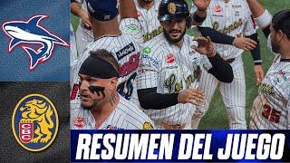 Resumen del juego Tiburones de La Guaira vs Leones del Caracas | 22 de diciembre 2024