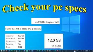 How To Find Out Your Computer Model and Specs