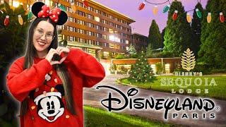 Celebrando la NAVIDAD en DISNEYLAND PARIS y cena en el RESTAURANTE del HOTEL SEQUOIA  - VLOG 3