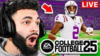 PRINCEJMG VS ANGEL IN COLLEGE FOOTBALL 25!!! *LIVE STREAM*