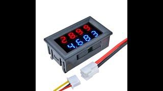 DC 100v 10A Mini Digital Voltmeter Ammeter 4 Bit LED Display