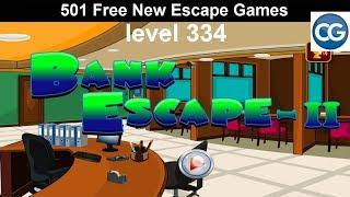 [Walkthrough] 501 Free New Escape Games level 334 - Bank escape 2 - Complete Game