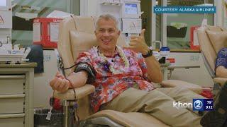 Man donates blood in all 50 states, finishes in Hawaiʻi