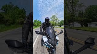 Bored Biker Belts Out Ballad at Construction Stop!  (CFMOTO 450SS Fun)