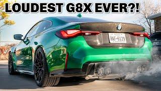 CRAZY LOUD BMW M4 Exhaust Sound! | G82 Project Gama Install, Revs, Cold Start)