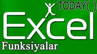 Mİcrosoft Excel Azərbaycanca excel dərsləri Tarixlərlə İş üçün exceldə TODAY excel funksiyası